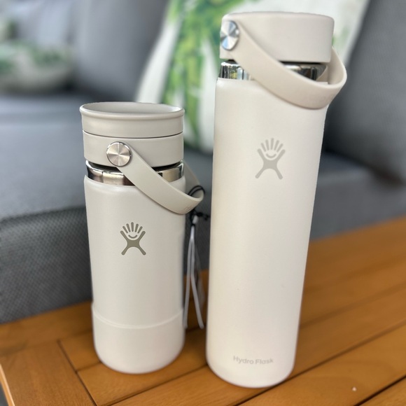 Hydro Flask 24oz Water Bottle Wide Mouth Coffee Flex Sip Lid